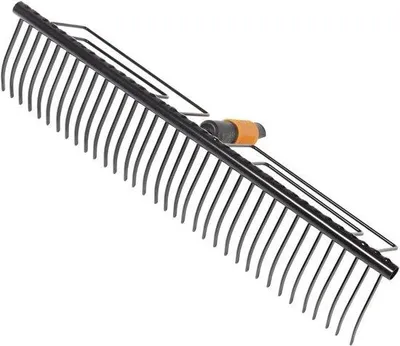 Immagine prodotto di Testa del rastrello con 35 denti larghezza 57 cm acciaio temprato nero QuikFit 1000656