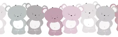 Imagen del producto de Profhome 403739-GU Empapelado con dibujo animales mate rosa gris 0,75 m2