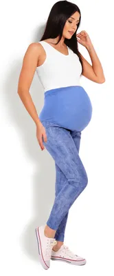 Produktbild von PeeKaBoo Umstandsleggings für Damen Mathisei Blau L/XL