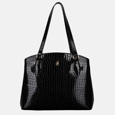 Produktbild von FLORENCE - Schwarze Kroko-handtasche