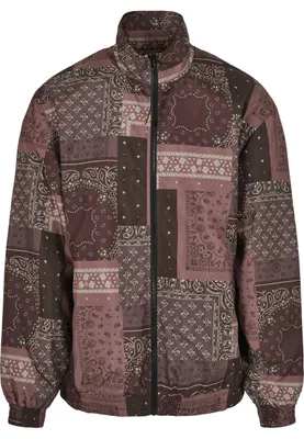 Imagen del producto de Chaqueta deportiva estilo años 90 de Urban Classics, con estampado "bandana" - Talla L