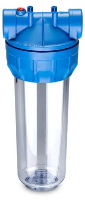 Wasserfiltergehäuse 10 Zoll, 1 Zoll Anschlüsse, leer