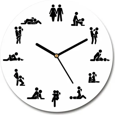 Produktbild von Wanduhr aus Glas 30fi Glasbild Glasuhr Gehärtetes Glas - schwarze-zeiger - Kamasutra