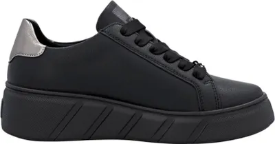 Imagen del producto de Zapatos de mujer Rieker, tipo cordones, deportivos, color negro, para uso diario