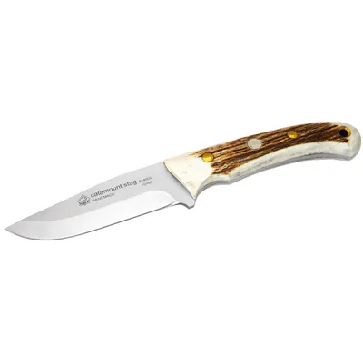 Produktbild von Puma IP Catamount Stag, Stahl 440 C, Hirschhorn,, Lederscheide, Puma-Nr. 814000