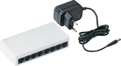 Produktbild von Netzwerkswitch 8-fach RJ45 1000 Mbps