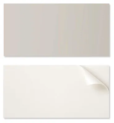 Produktbild von Dekorative Vinylplatte mit Grafik für Küche oder Bad, 100 x 50 cm, hellcremefarben