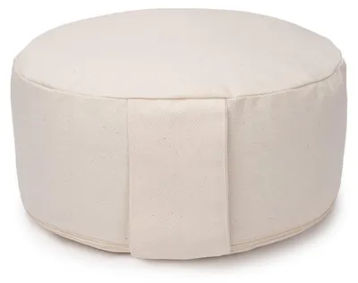 Produktbild von yogabox Yogakissen Glückssitz® Classic D - regional hergestellt - natur 30 x 30 x 13 cm Buchweizenschalen
