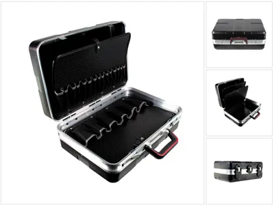 Image de Parat SILVER Beginner Mallette à outils universelle - Coque rigide en plastique verrouillable avec compartiments - sans contenu ( 485020171 )
