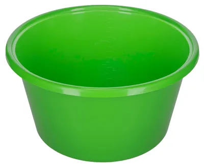 Produktbild von Kerbl Futterschale grün (Inhalt 8 L, Futterschüssel ohne Deckel, aus Kunststoff)