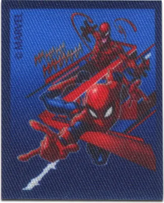 Obrázek produktu pro Marvel © Spiderman Comic Carnage - nášivka, nažehlovací, nášivky, nášivky, velikost: 5,3 x 6,4 cm