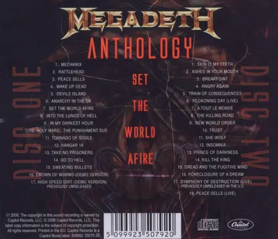 Produktbild von Megadeth-Anthology: Set The World Afire