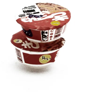 Produktbild von Mini Einkaufswagen Deko und Kaufladen Zubehör | Miniatur Essen INSTANT NUDELSUPPE (2 Stück)