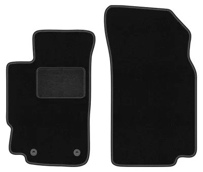 Immagine prodotto di Tappetini anteriori in moquette per Peugeot 406 1995-2004 (coupé) – 2 pezzi, neri, su misura – Wielganizator LUX