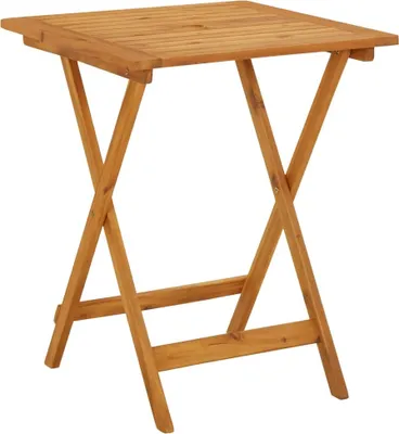 Produktbild von Klappbarer Gartentisch 60x60x75 cm Massivholz Akazie