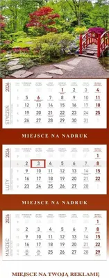Immagine prodotto di Calendario 2026 Giardino tripartito