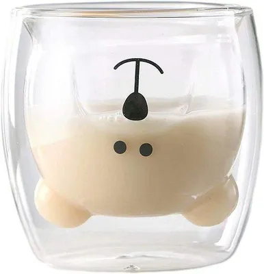 Produktbild von Doppelwandige Espresso-Tassen mit Isolierung, Geschenkidee für Geburtstage (Weiß)