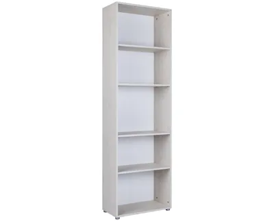 Produktbild von Standregal 5 Fächer 188x58 cm – Nordic Wood – Bücherregal, Regal, offen