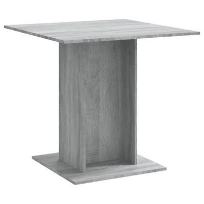 Immagine prodotto di vidaXL Tavolo da pranzo grigio Sonoma 80x80x75 cm materiale a base di legno