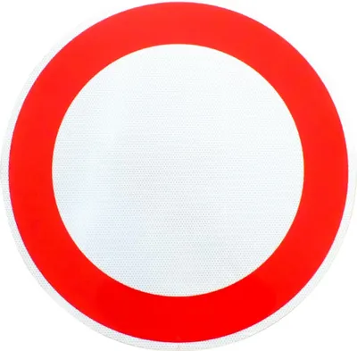 Produktbild von Original RA2 Verkehrszeichen Nr. 250 Verbot für Fahrzeuge aller Art 600 mm RSA-21 StVO RAL Straßenschild Verkehrsschild Baustellenschild Verbotsschild