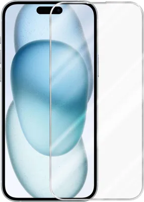 Produktbild von Cadorabo Schutzfolie für Apple iPhone 15 PLUS in KRISTALL KLAR Gehärtetes Tempered Display-Schutzglas Panzerfolie