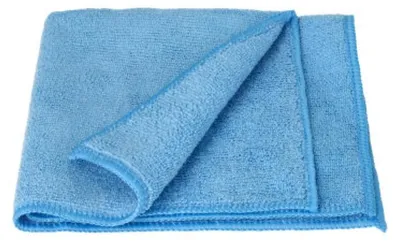 Produktbild von 5 Microfasertücher 32 cm x 32 cm blau Profi