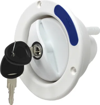 Immagine prodotto di Bocchettone + tappo serbatoio acqua dolce caravan camper FF2 HSC bianco 40 mm