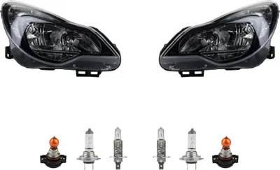 Produktbild von Johns, Scheinwerfer + Blinkersockel passend für Opel Corsa Satz D 11- Links Rechts TFL