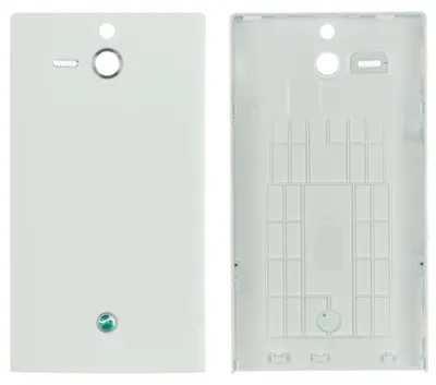 Produktbild von Sony Xperia U Backcover + Kameraglas, Weiß