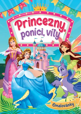 Produktbild von Prinzessinnen, Ponys, Feen - Ausmalblatt
