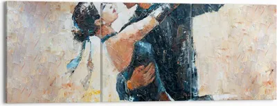 Produktbild von Bild auf Leinwand - Leinwandbild - tanzen sie - 150x50cm - Wand Bild - Wanddeko - Wandbilder - Leinwanddruck - Bilder - Kunstdruck - Wanddekoration - Leinwand bilder - Wandkunst - CA150x50-3773
