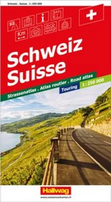 Produktbild von Hallwag Touring Strassenatlas Schweiz