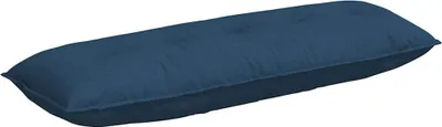 Image de vidaXL Coussin de dossier Bleu 140 x 19 x 50 cm Tissu