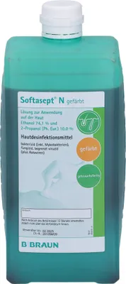 Produktbild von Softasept N gefärbt Hautdesinfektionsmittel, 1000 ml Lösung