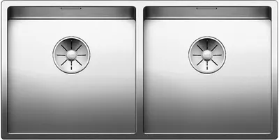 Image de Evier Blanco CLARON 400/400-U 865 x 440 mm acier inoxydable 521618