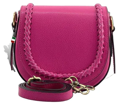 Immagine prodotto di Borsa a tracolla da donna Florence in vera pelle fucsia D2OTF806P