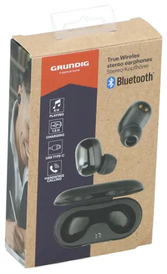 Obrázek produktu pro Bezdrátová sluchátka TWS Cilgro, kapacita 200 mAh, černá barva, Bluetooth