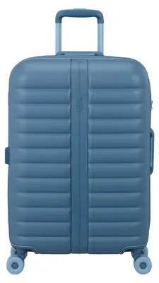 Image de American Tourister trolley Neovibe Spinner 67 / 24 EXP TSA Trolley Steel Blue bleu gris 66cm