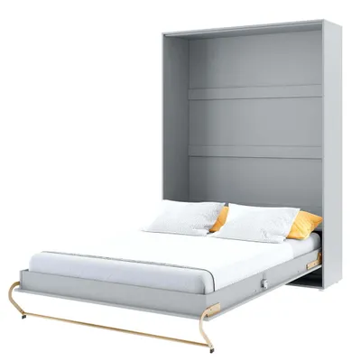 Produktbild von Schrankbett Wandbett Concept Pro CP-01 vertikal 140x200cm Schlafzimmer Grau matt