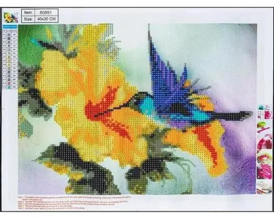 Produktbild von Diamant Mosaik 5D - Vogel 30x40 80891