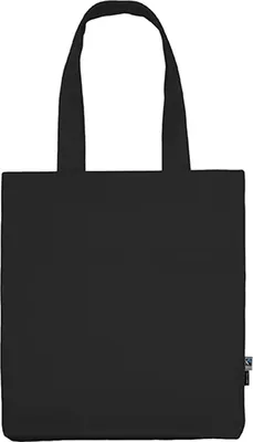 Immagine prodotto di Neutral O90003 | Borsa in twill / Shopping bag / Certificata Fairtrade - Colore: Nero - Dimensioni: 38 x 42 x 7 cm