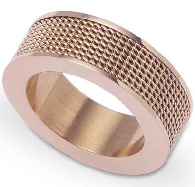 Produktbild von GOOIX 443-05871 Damen Ring Edelstahl rosé 54 (17.2)