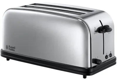 Produktbild von Russell Hobbs Victory Toaster, Edelstahl, Langschlitz, 4 Scheiben