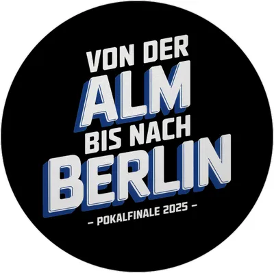 Produktbild von Bielefeld Pokalfinale 2025 Magnet - Von der Alm bis nach Berlin