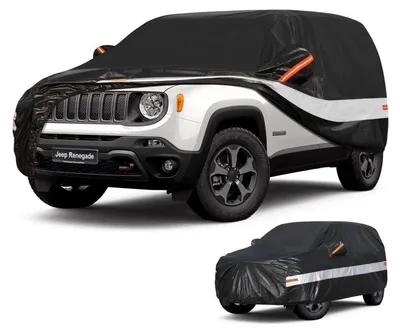 Immagine prodotto di Copertura per auto SUV, 10 strati, impermeabile, per Jeep Renegade (2014-2025), colore nero