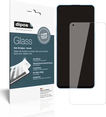Produktbild von 2x Schutzfolie für Oppo Reno 7 Pro - Anti-Shock 9H Folie dipos Glass Kunststoffglas