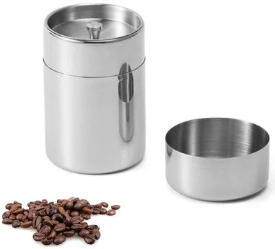Immagine prodotto di Contenitore isolante in acciaio inossidabile – ermetico – contenitore per tazze da caffè e tè – con 2 coperchi a forma di cane – resistente – contenitore per tazze da caffè e tè