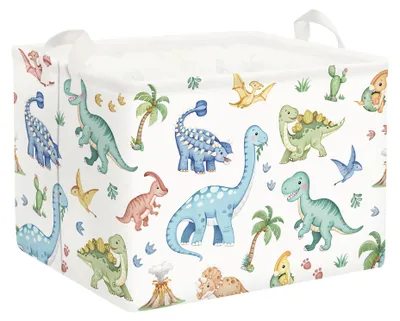 Dinosaurier Aufbewahrungskorb 40x30x30 cm wasserdicht faltbar