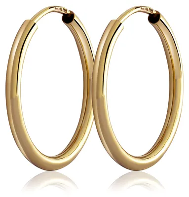 Produktbild von NKlaus Paar Creolen aus 333 Gelbgold, 8 Karat, Ø 20 mm