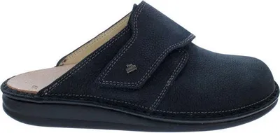 Produktbild von Finn Comfort Amalfi - Clog 1515-834041, Klettverschluss, Nubukleder, Atlantic - Dunkelblau 50
